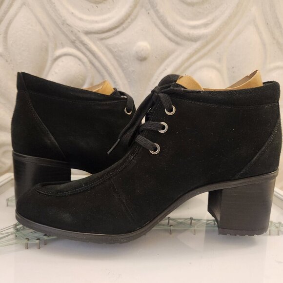 Naturalizer Wesson Moccasin Booties. Block Heel. NIB. Leather. Size 11 - Picture 6 of 10